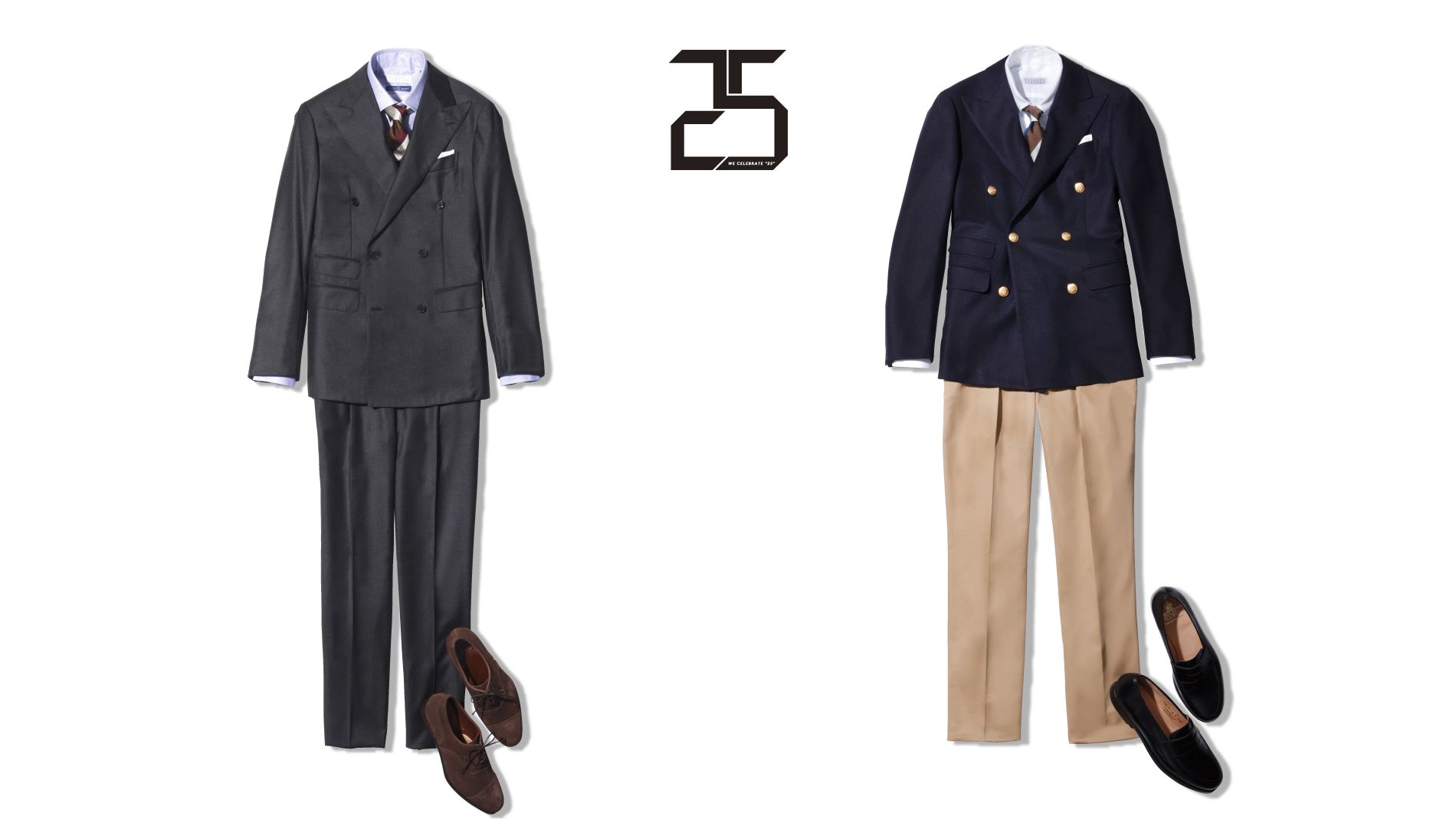 ピンストライプ柄ウールスーツ “MANHATTAN”（2177500）｜BARNEYS
