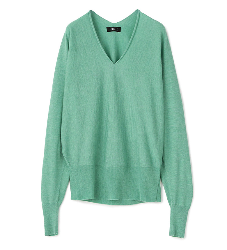 BARNEYS NEW YORK ウールVネックニット